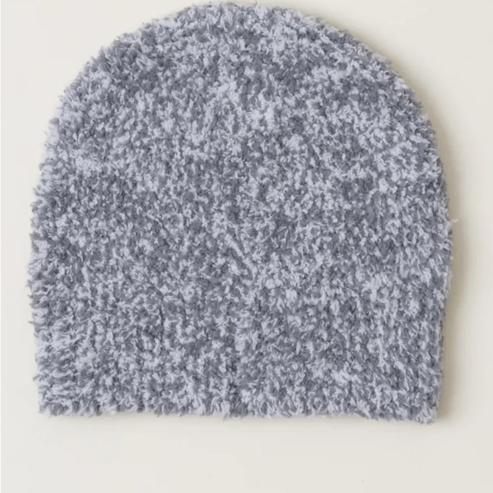 Barefoot Dreams CozyChic® Heathered Beanie in  Heathered Graphite / Almond